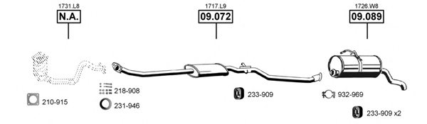 ASMET PE080650 Exhaust System